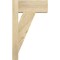 Ekena Millwork Traditional Block Rough Sawn Outlooker, Douglas Fir, 6"W x 12"D x 20"H OUT06X12X20TRA05RDF - alternate 2